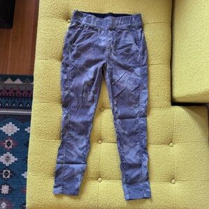 PRANA Mariel Size L Pull On Zion Jeggings Outdoor Hiking Travel Camouflage Gray